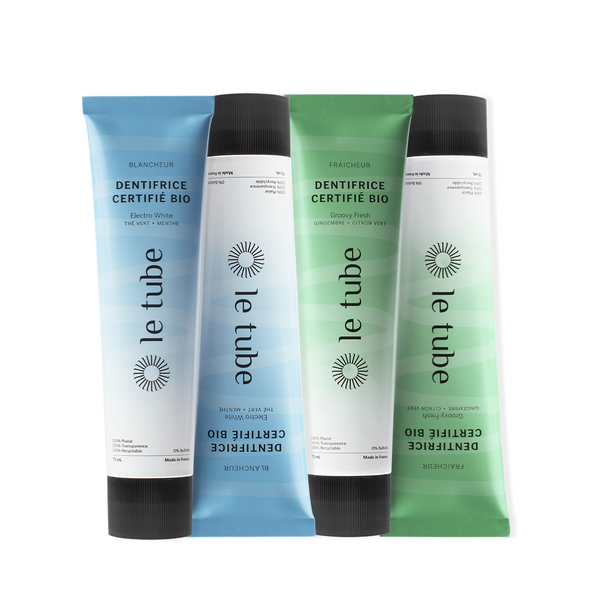 LE TUBE box set - 4 toothpastes to choose from